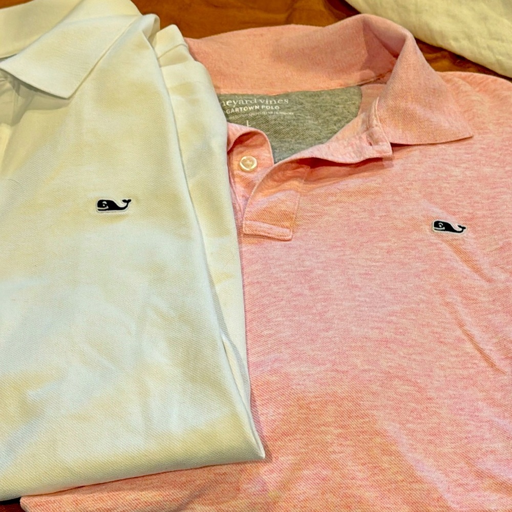 2 vineyard vines polo shirts